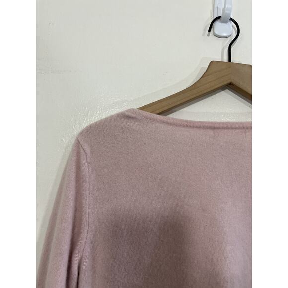 Reformation Cropped Sweater M Coquette Minimalist Capsule Quiet Luxury Old Money - Picture 9 of 14